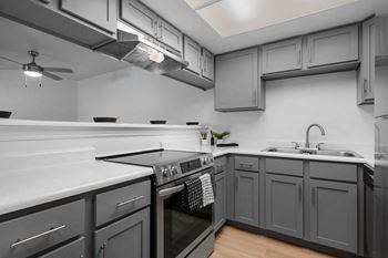 Ample cabinet space